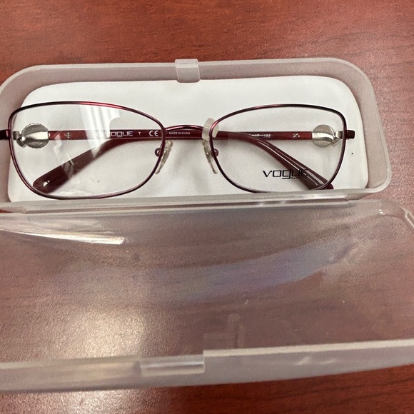 New Vogue Eyeglass Frame Metallic Red - Picture 1 of 7